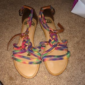 Rainbow sandals